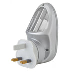 Projector LED Colour Changing Night Light In Silver Finish 8371