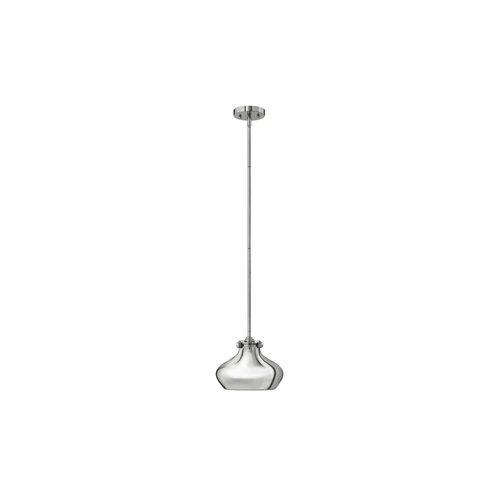 Congress 1 Light Chrome Metal Shade Pendant HK/CONGRESP/C CM