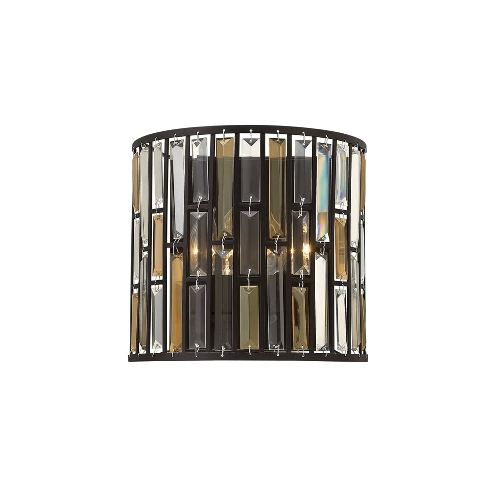 Gemma 2 Light Vintage Bronze Short Wall Light HK/GEMMA2/A VBZ