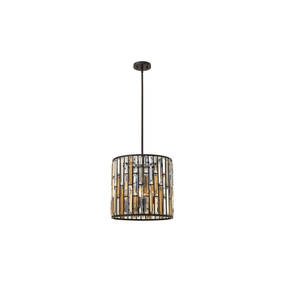 Gemma Ceiling Pendnat Light in Vintage Bronze HK/GEMMA/P/B VBZ