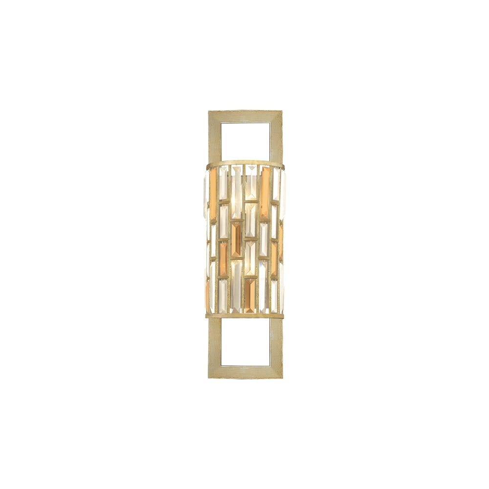 Gemma Wall Light in Silver Leaf Finish HK/GEMMA2/B SL