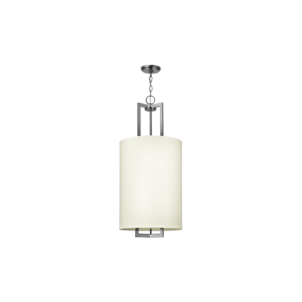 Hampton 3 Light Ceiling Pendant in Antique Nickel Finish HK/HAMPTON/P/C