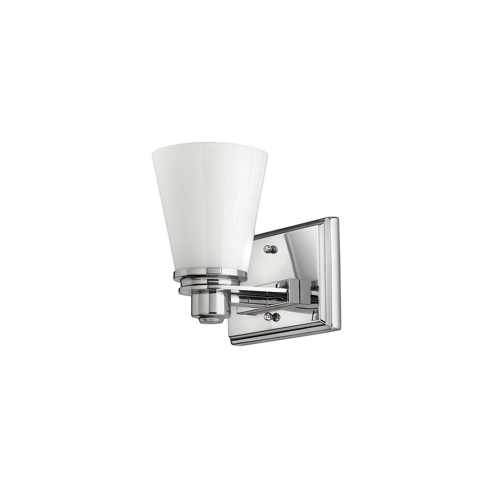 Avon 1 Light Polished Chrome Bathroom Wall Light HK/AVON1 BATH