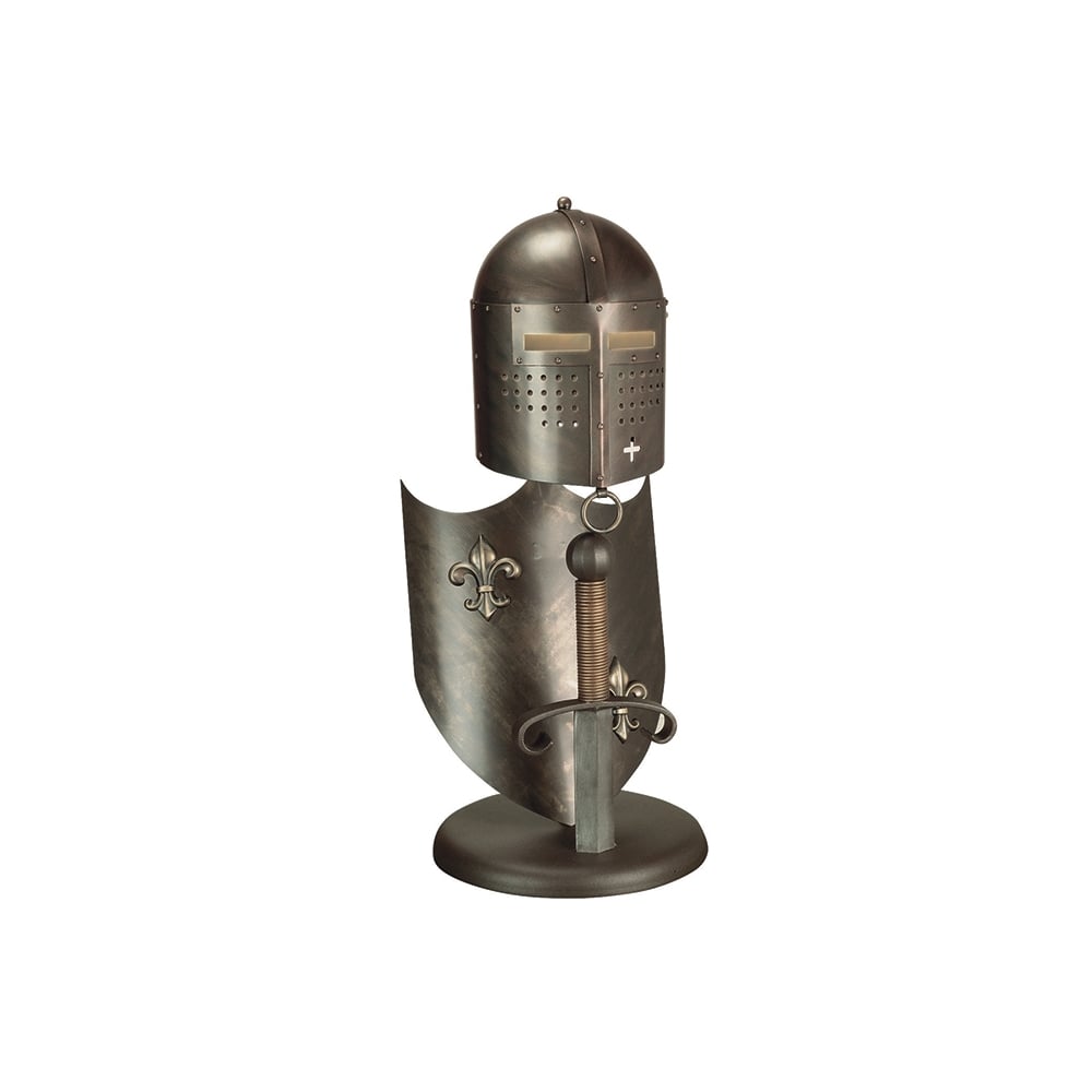Crusader Table Lamp in Burnished Bronze Finish CRUSADER-T-L