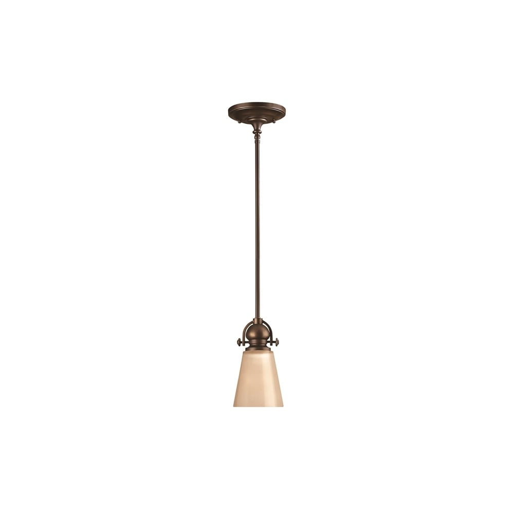 Mayflower Mini Ceiling Pendant Light In Olde Bronze Finish HK/MAYFLOWER/P/A