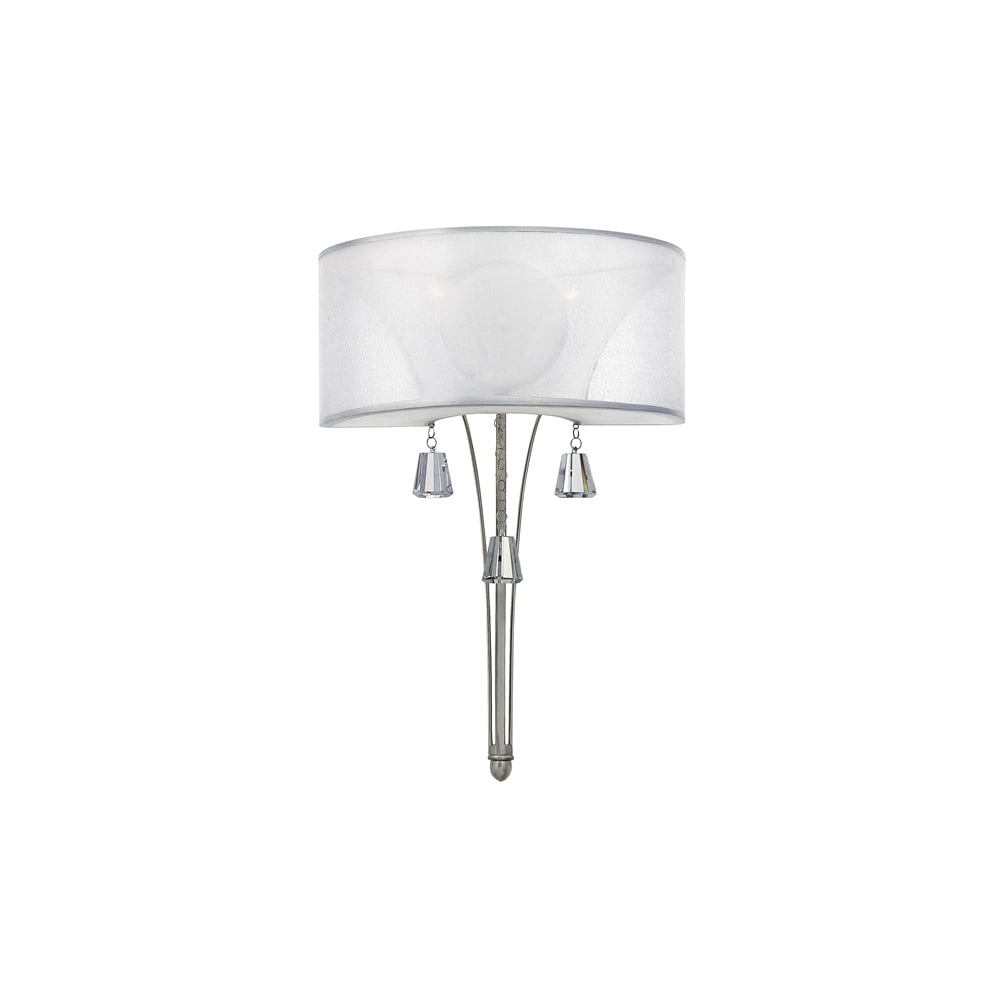 Mime Wall Light in Brushed Nickel Finish HK/MIME2