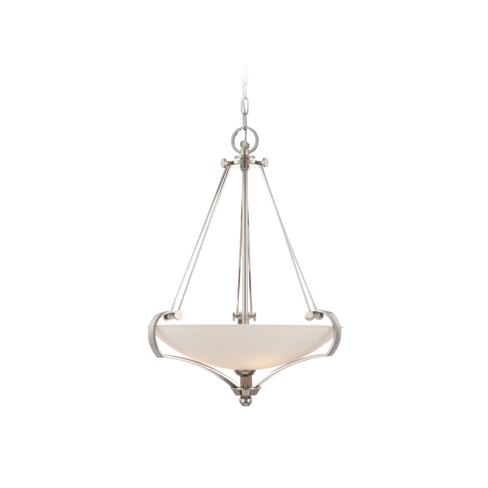 Sutton Place 4 Light Ceiling Pendant in Imperial Silver Finish QZ/SUTTON PL/P