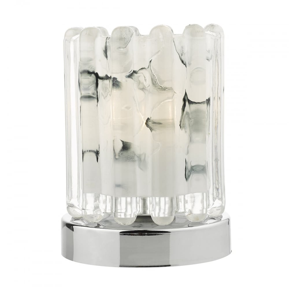 Elf Stylish Touch Table Lamp In Polished Chrome Finish ELF4150
