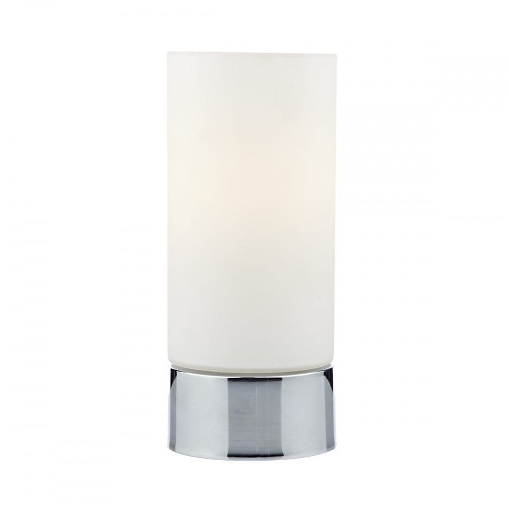 Jot Touch Table Lamp In Polished Chrome Finish With Opal Glass JOT4050