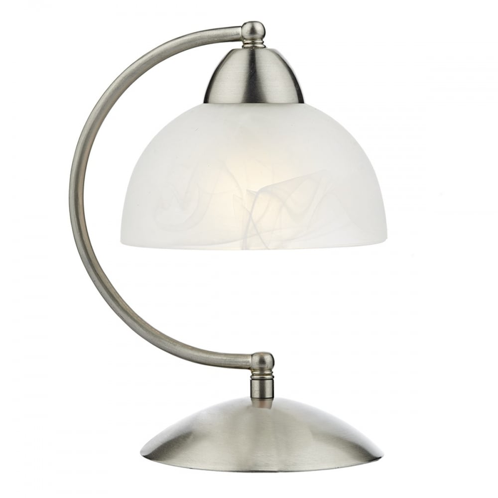 Saxby Stylish Touch Table Lamp In Satin Chrome Finish SAX4046