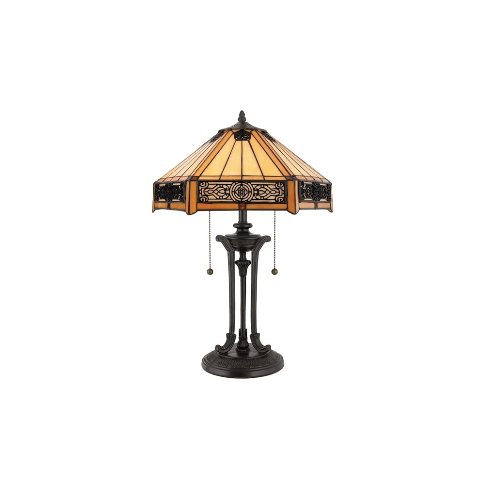 Indus Vintage Bronze 2 Light Table Lamp QZ/INDUS/TL