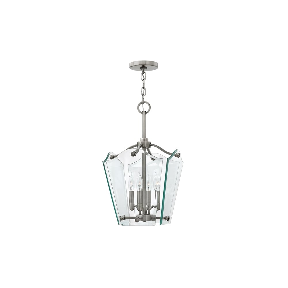 Wingate Antique Nickel 4 Light Small Ceiling Pendant HK/WINGATE/P/S