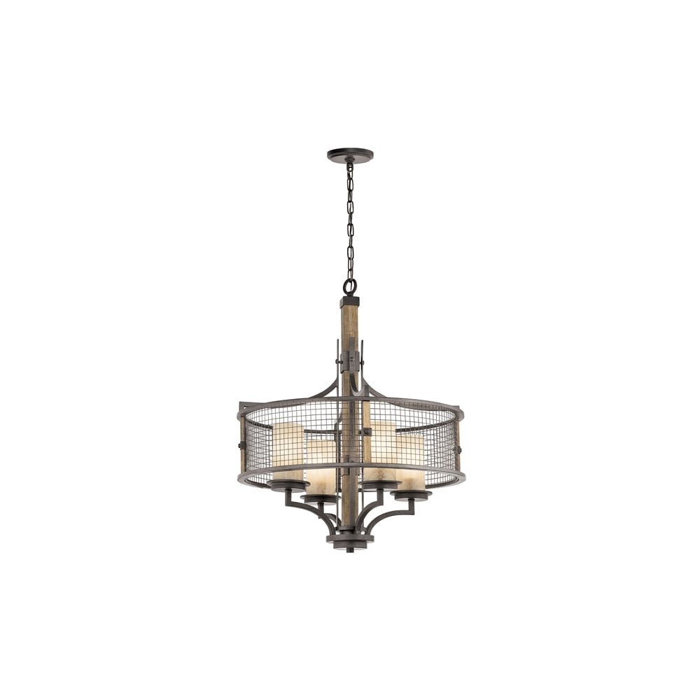 Ahrendale 4 Light Anvil Iron Chandelier KL/AHRENDALE4