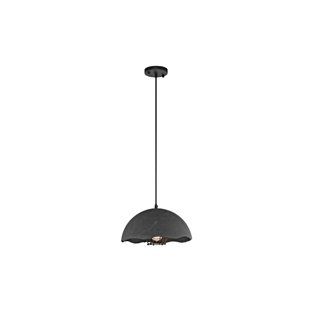 Fracture 1 Light Weathered Zinc Pendant Light KL/FRACTURE/P/S