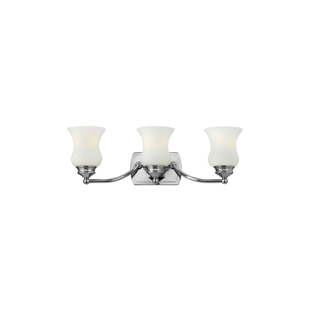 Constance 3 Light Polished Chrome Bathroom Above Mirror Light HK/CONSTAN3 BATH