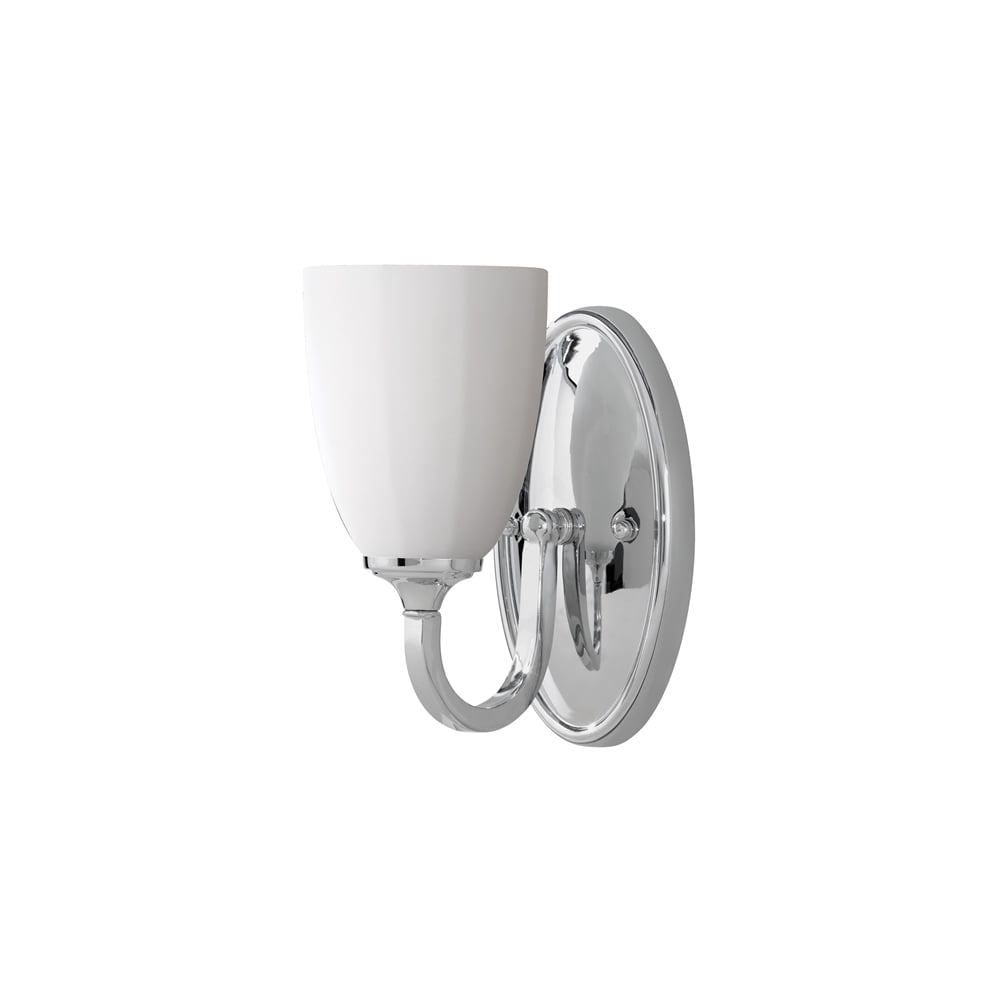 Perry 1 Light Polished Chrome Bathroom Wall Light FE/PERRY1 BATH