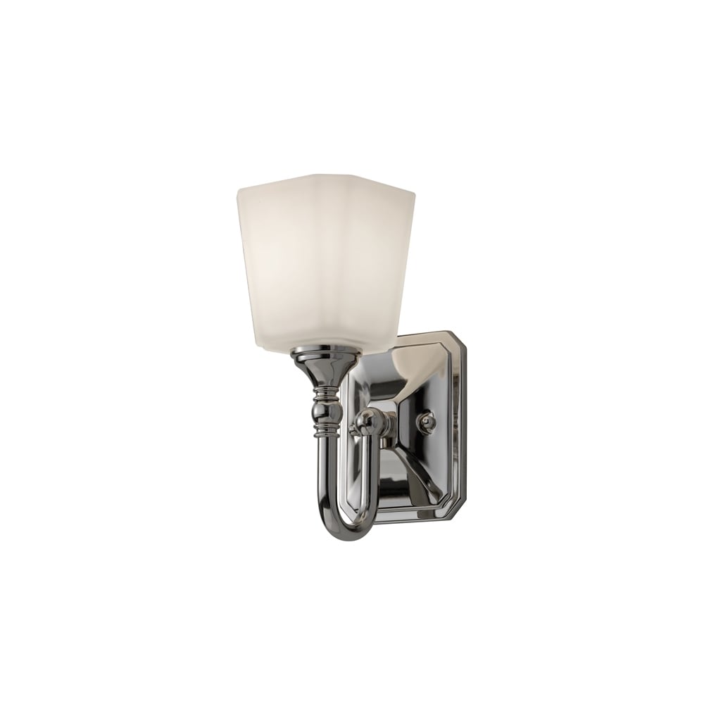 Concord 1 Light Polished Chrome Bathroom Wall Light FE/CONCORD1 BATH