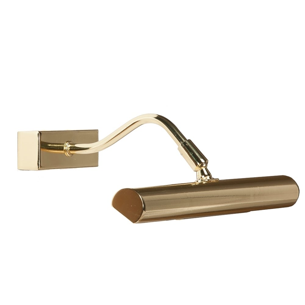 Modern Adjustable Polished Brass LED Picture Wall Light - Complete 2 x 3watt LED