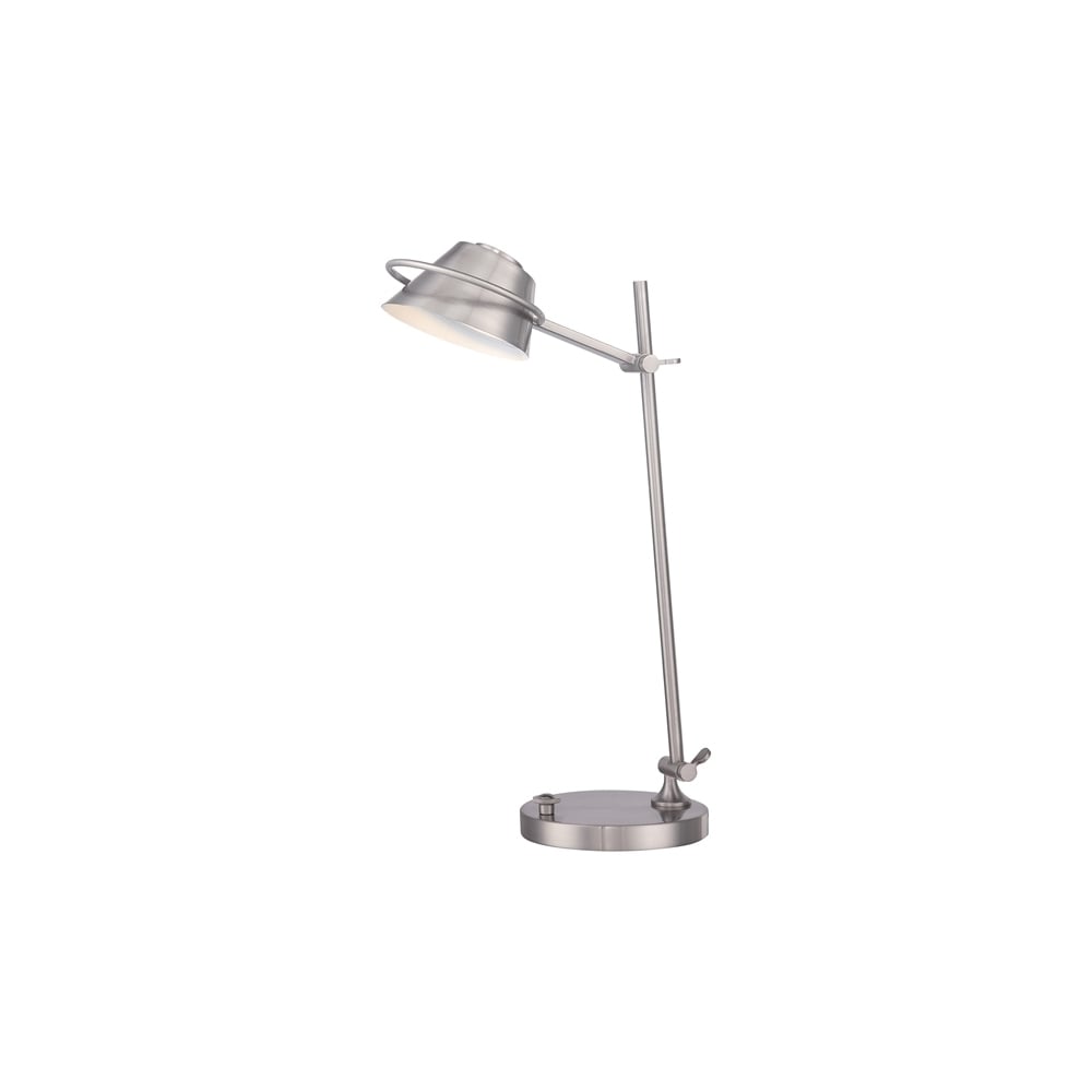 Spencer LED Desk Lamp in Brushed Nickel Finish QZ/SPENCER/TL BN