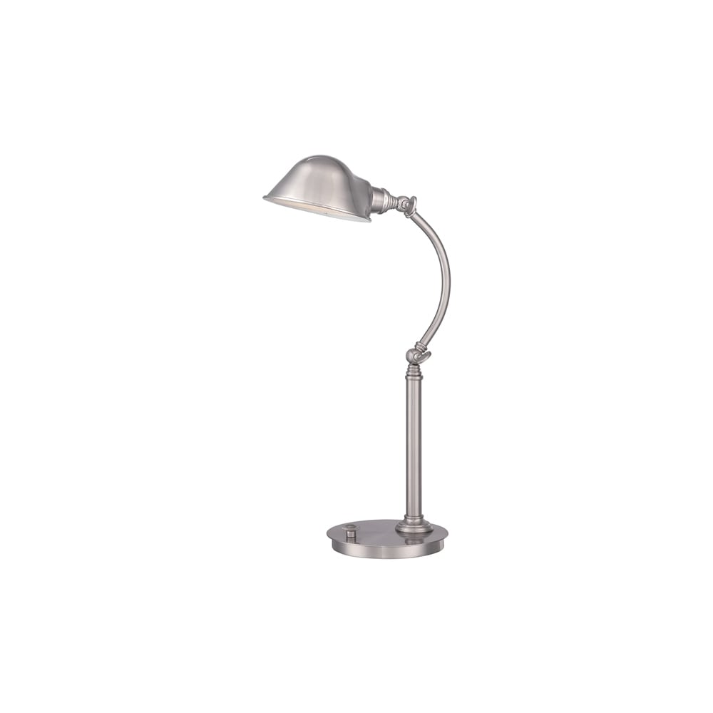 Thompson LED Table Lamp in Brushed Nickel Finish QZ/THOMPSON/TLBN