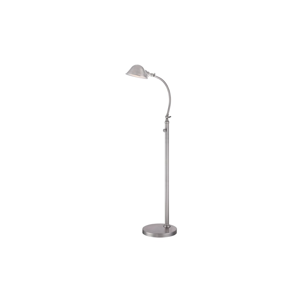 Thompson LED Floor Lamp in Brushed Nickel Finish QZ/THOMPSON/FLBN