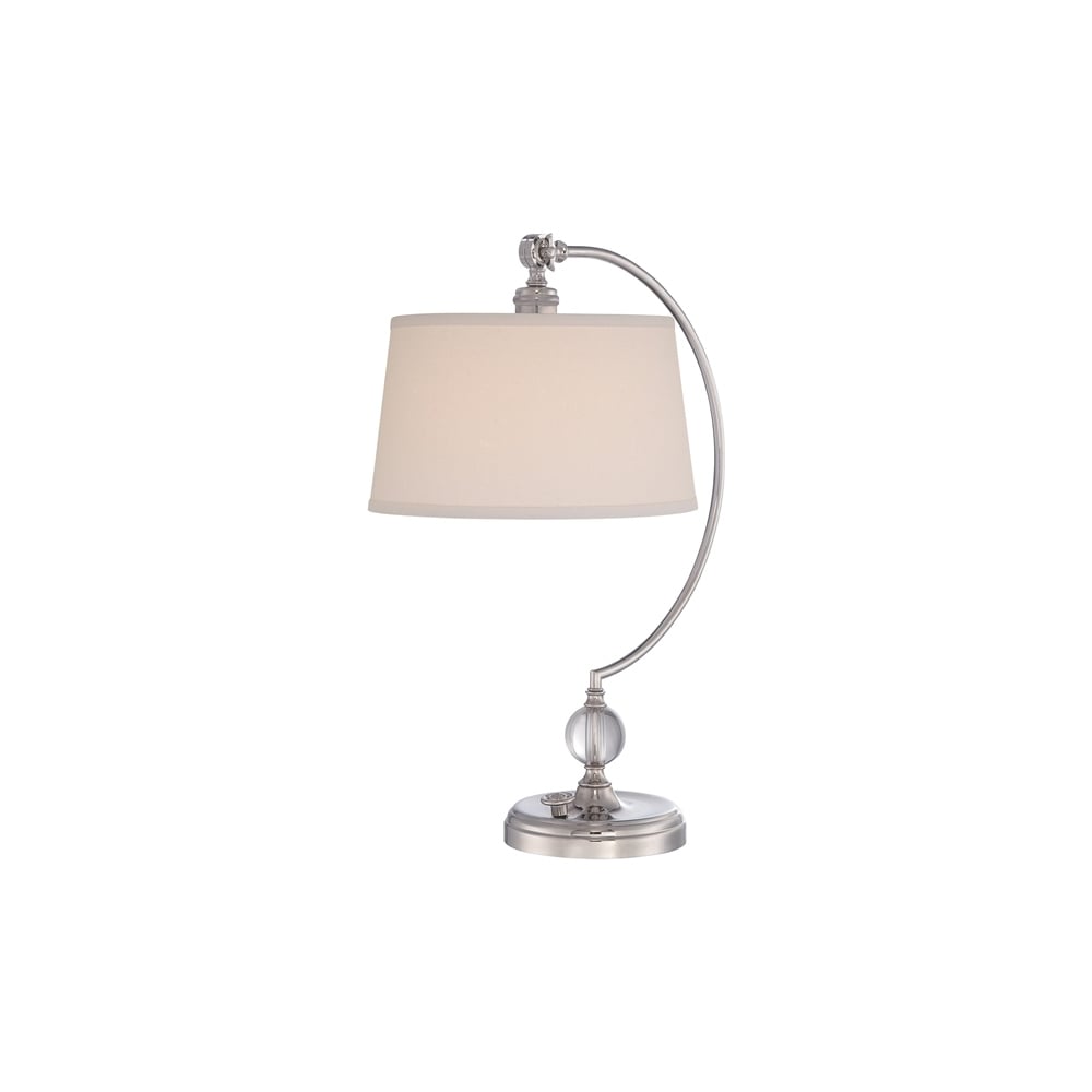 Jenkins Table Lamp in Polished Nickel Finish QZ/JENKINS/TL PN