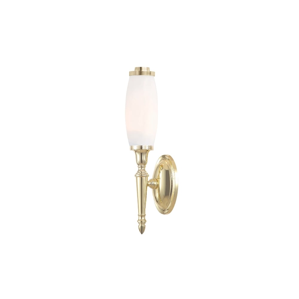 Dryden Bathroom Wall Light in Polished Brass Finish IP44 BATH-DRYDEN5-PB