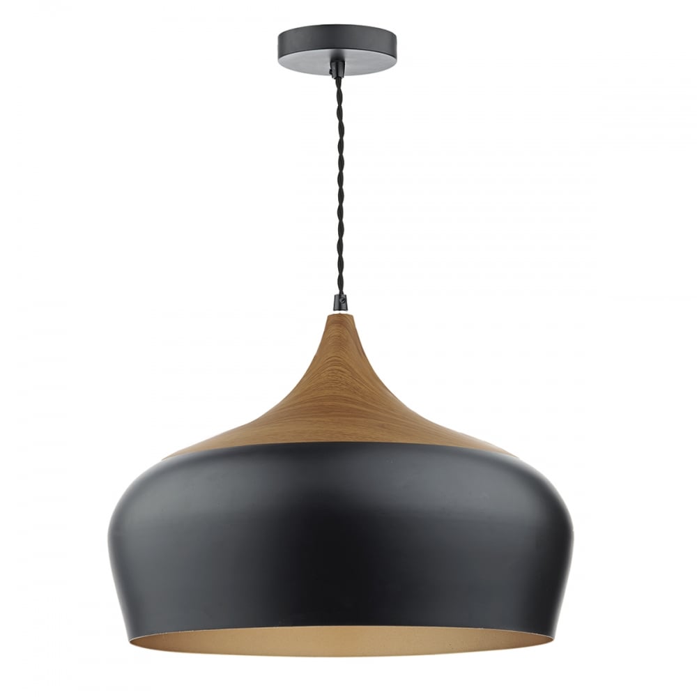 Gaucho Large Ceiling Pendant Light in Black Finish GAU8622