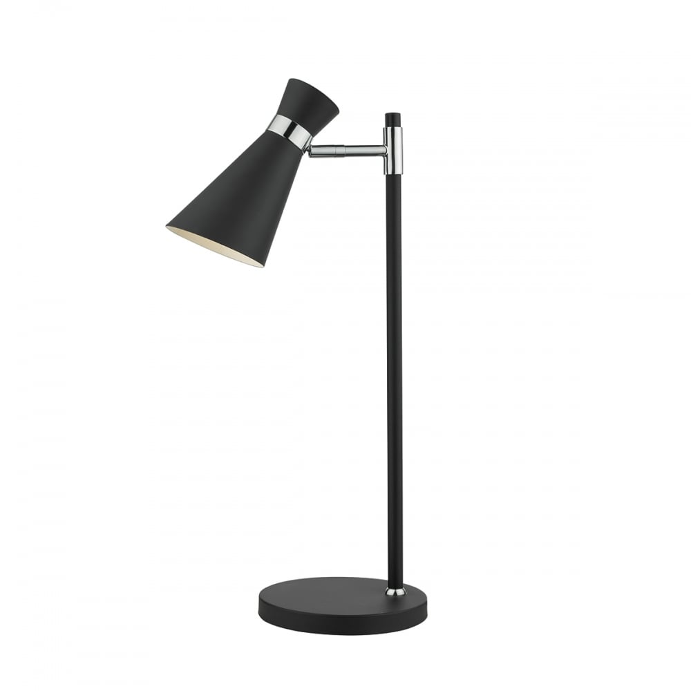 Ashworth Adjustable Desk Lamp in Black and Chrome Finish ASH4122