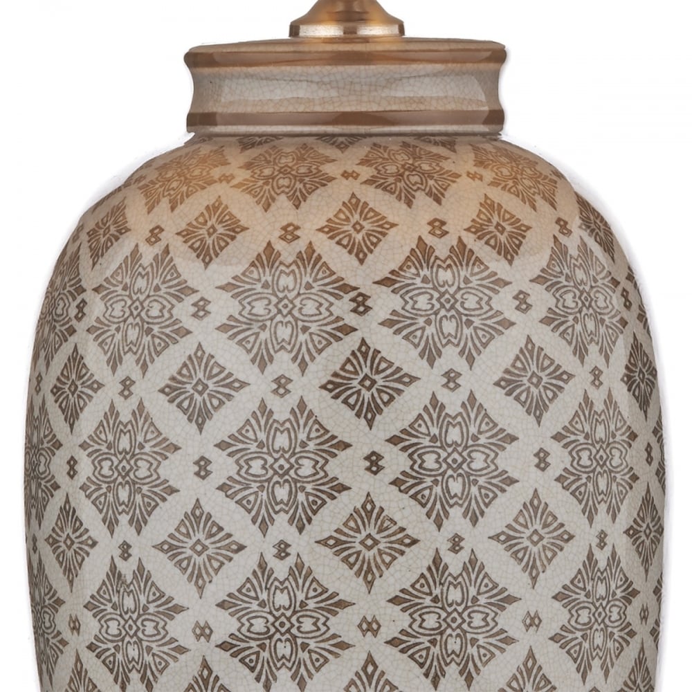 Louise Caramel Porcelain Table Lamp Base LOU4229