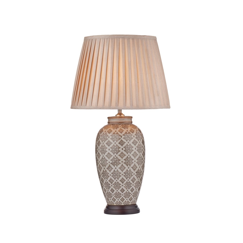 Louise Caramel Porcelain Table Lamp Base LOU4229