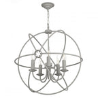 Orb 5 Light Ceiling Pendant Light in Cream Finish ORB0533