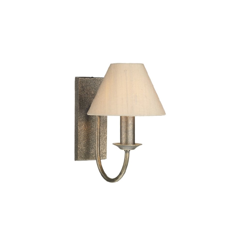 Herriot Single Wall Light Fitting In Bronze Finish HER0763