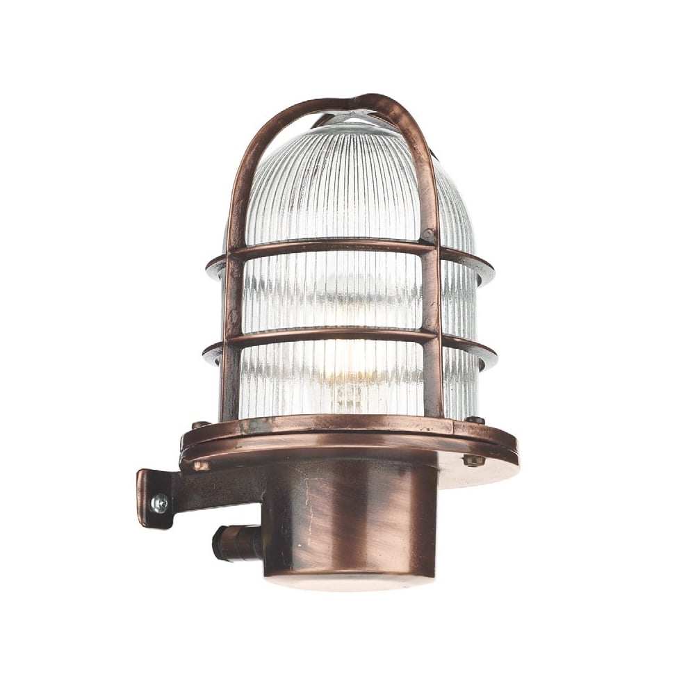 Pier Outdoor Wall Light In Antique Copper Finish IP64 PIE1664