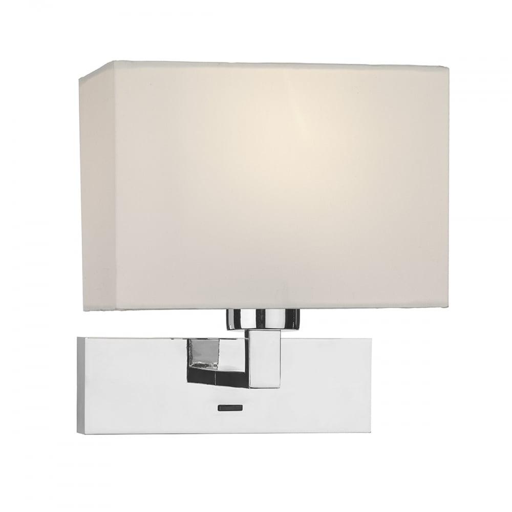 Modena Modern Wall Light Bracket In Polished Chrome Finish MOD7150