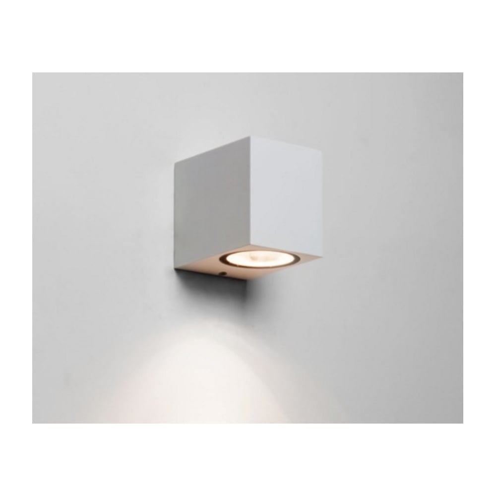 Chios 80 Outdoor Wall Light In Painted White Finish IP44 1310005