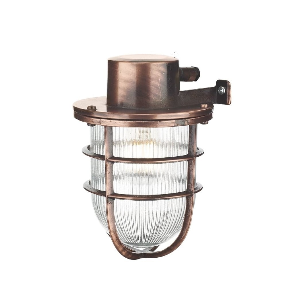 Pier Outdoor Wall Light In Antique Copper Finish IP64 PIE1664