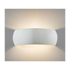 Milo 400 Contemporary Interior Wall Light In White Ceramic Finish 1299002