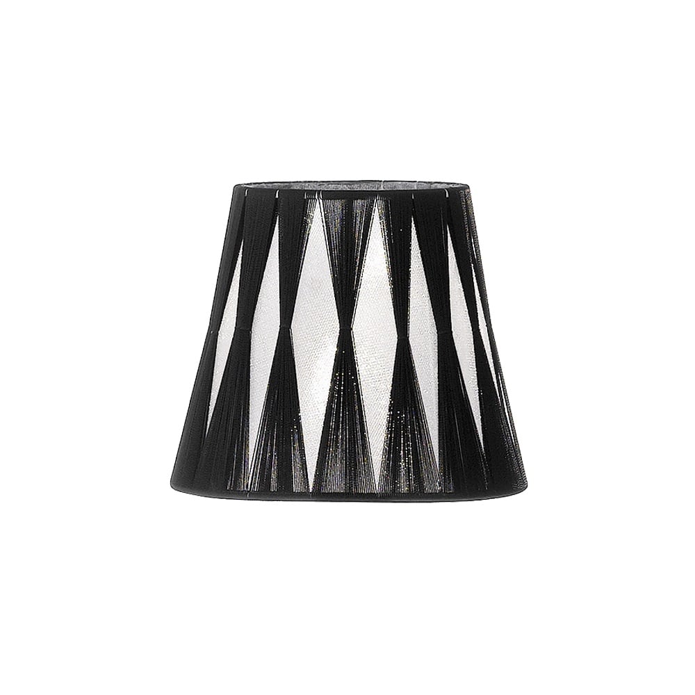 Silver & Black String Shade