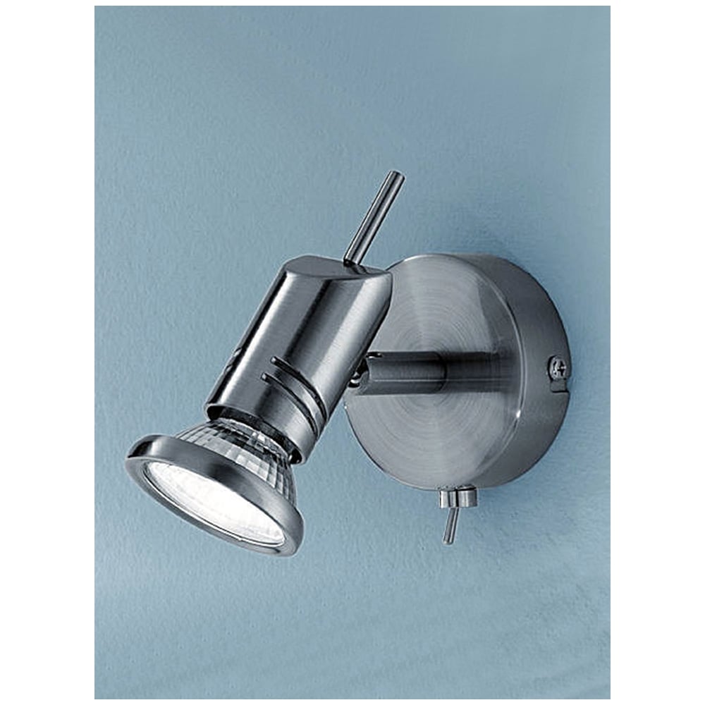 SP8881 1 Light Satin Nickel Spotlight Fitting