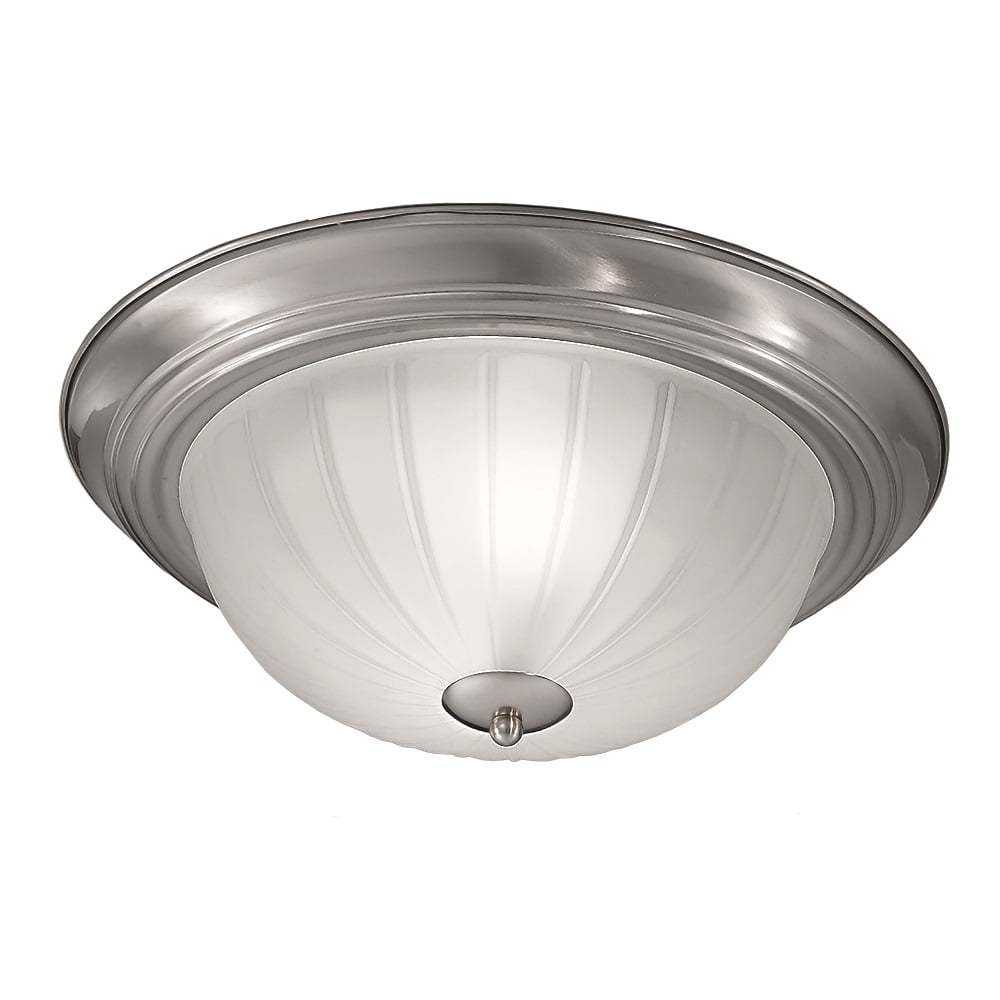 CF5641 Flush Ceiling Light With Nickel Finish