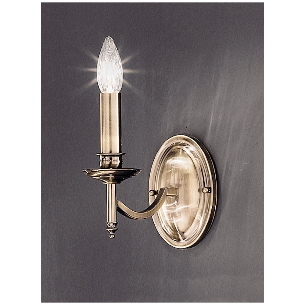 F2091/1 1 Light Bronze Wall Light