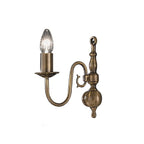 PE7931 Dutch 1 Light Bronzed Brass Femish Wall Light