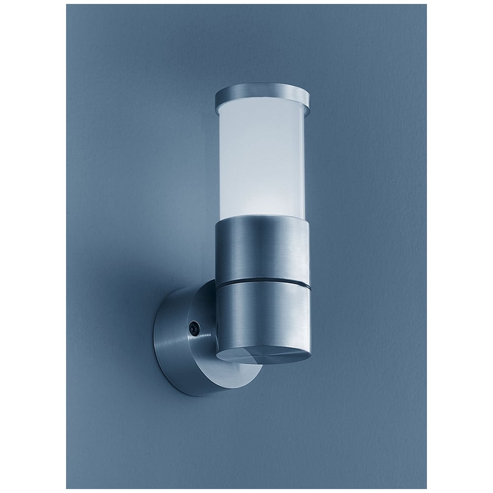 WB575 Nocturn Exterior Wall Light In Brushed Aluminium IP54
