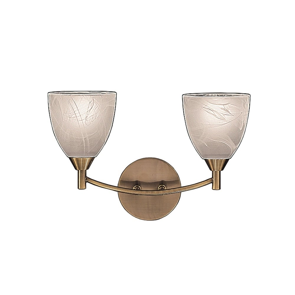 F2105/2 2 Light Bronze Wall Light