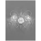 F2214/2 Double Light Crystal Wall Bracket