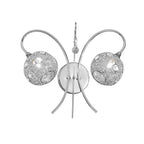 F2214/2 Double Light Crystal Wall Bracket