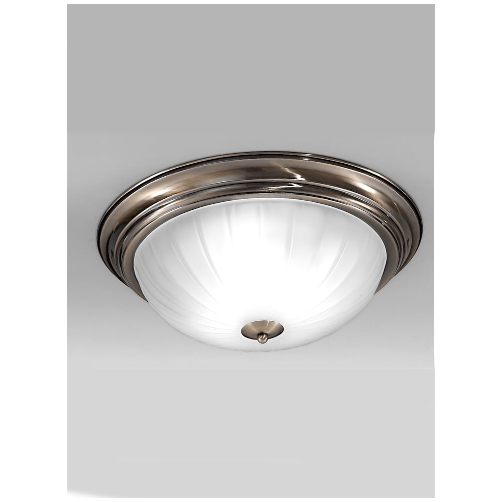 C5644 Flush Ceiling Light With Bronze Finish