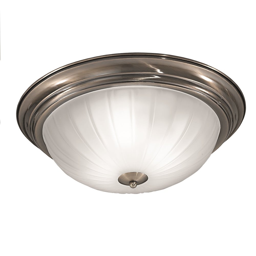 C5644 Flush Ceiling Light With Bronze Finish