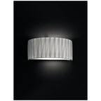 FL2283/1 Satin Nickel and Silver Flush Wall Bracket